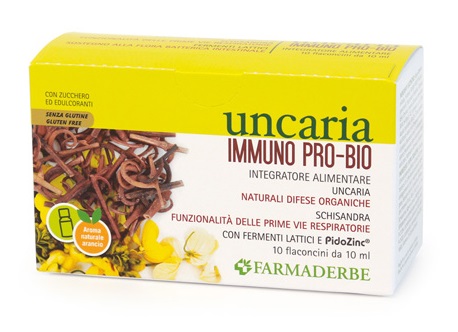 UNCARIA IMMUNO PRO BIO 10 FLACONCINI DA 10 ML - Farmacia-flash.it