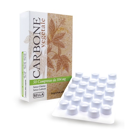 CARBONE VEGETALE 50 COMPRESSE - Farmacia-flash.it