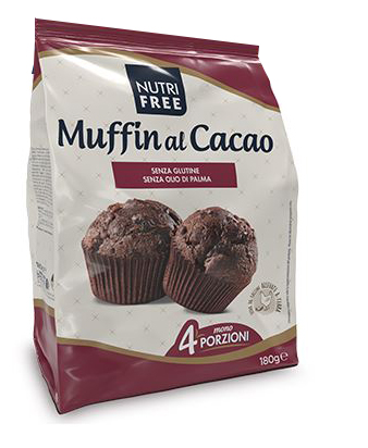 NUTRIFREE MUFFIN AL CACAO 4 X 45 G - Farmacia-flash.it