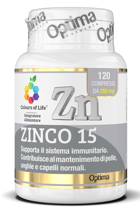 COLOURS OF LIFE ZINCO 15 120 COMPRESSE - Farmacia-flash.it