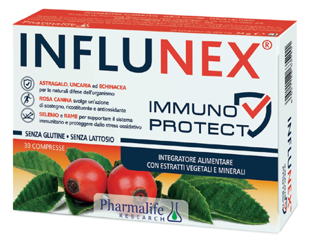 INFLUNEX IMMUNO PROTECT 30 COMPRESSE - Farmacia-flash.it