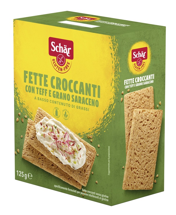SCHAR FETTE CROCCANTI TEFF/GRANO SARACENO 125 G - Farmacia-flash.it