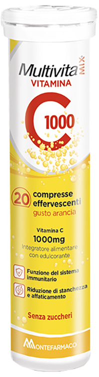 MULTIVITAMIX VIT C 1000 20 COMPRESSE EFFERVESCENTI - Farmacia-flash.it