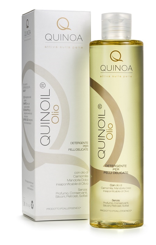 QUINOA QUINOIL OLIO DETERGENTE PER PELLI DELICATE 200 ML - Farmacia-flash.it