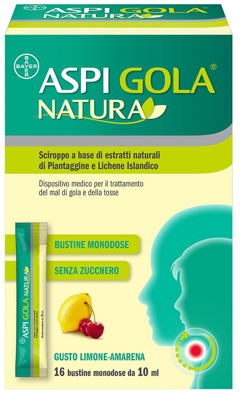 ASPI GOLA NATURA 16 BUSTINE MONODOSE DA 10 ML - Farmacia-flash.it