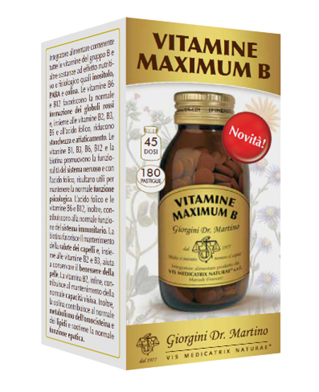 VITAMINE MAXIMUM B 180 PASTIGLIE - Farmacia-flash.it