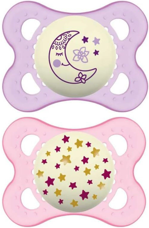 MAM NIGHT SUCCHIETTO 2-6 MESI SILICONE DOPPIO FEMMINA - Farmacia-flash.it