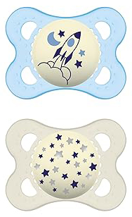 MAM NIGHT SUCCHIETTO 2-6 MESI SILICONE DOPPIO MASCHIO - Farmacia-flash.it