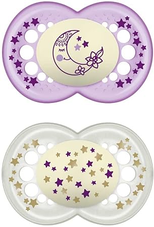 MAM NIGHT SUCCHIETTO 6+ MESI SILICONE DOPPIO FEMMINA - Farmacia-flash.it