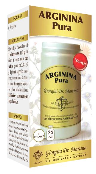 ARGININA PURA POLVERE SOLUBILE 100 G - Farmacia-flash.it