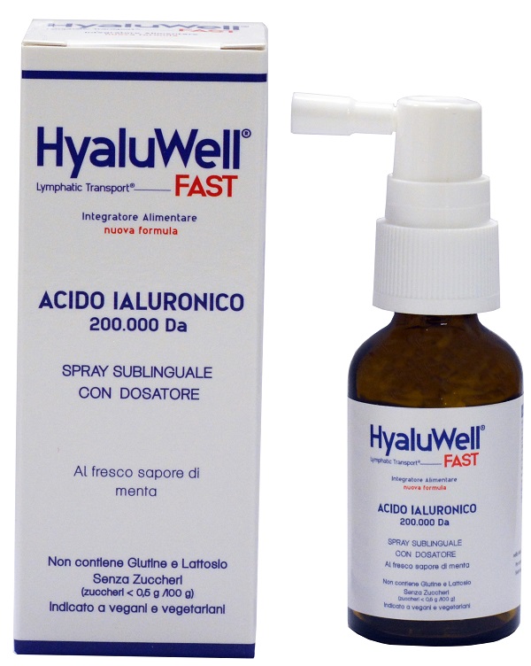 HYALUWELL FAST SPRAY SUBLINGUALE 20 ML - Farmacia-flash.it