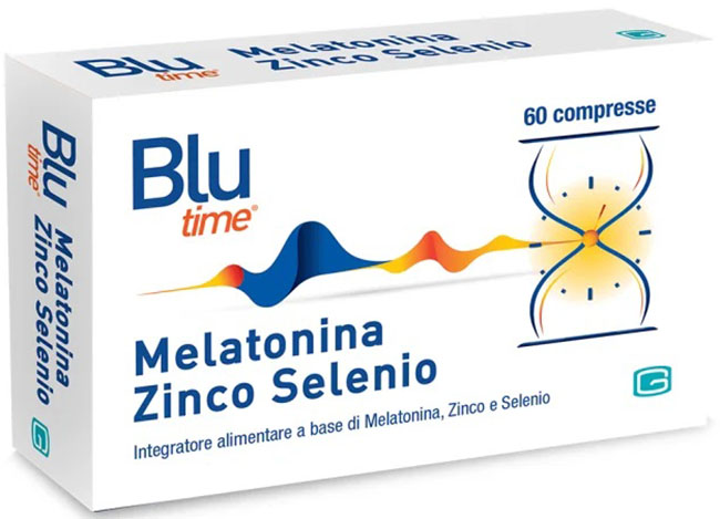 BLU TIME MELATONINA/ZINCO/SELENIO COMPRESSE - Farmacia-flash.it