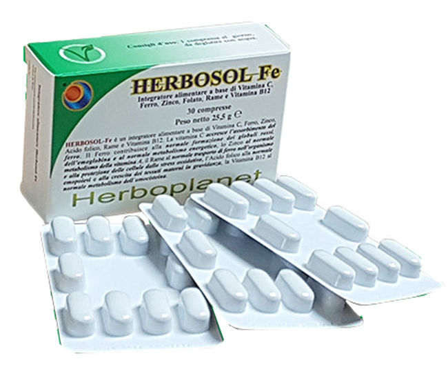 HERBOSOL FE 30 COMPRESSE - Farmacia-flash.it