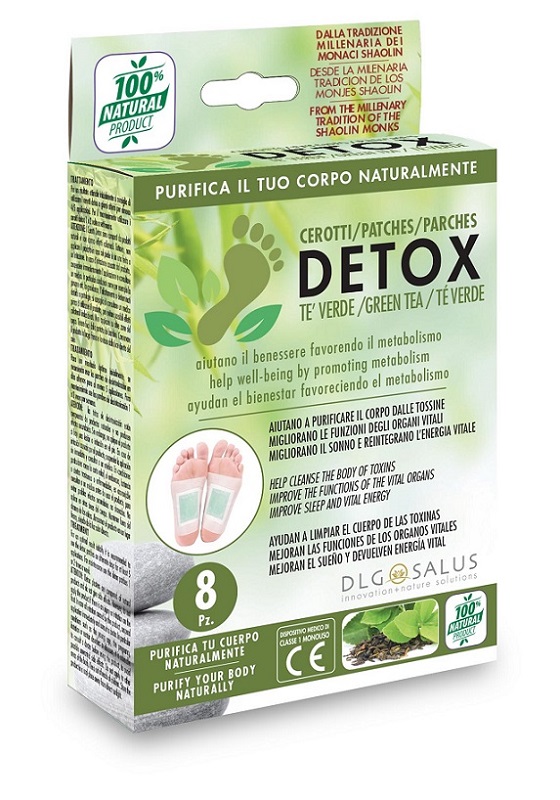 CEROTTI DETOX PIEDI TE' VERDE 8 PEZZI - Farmacia-flash.it