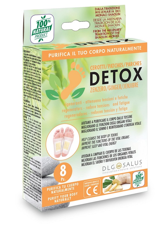 CEROTTI DETOX PIEDI ZENZERO 8 PEZZI - Farmacia-flash.it