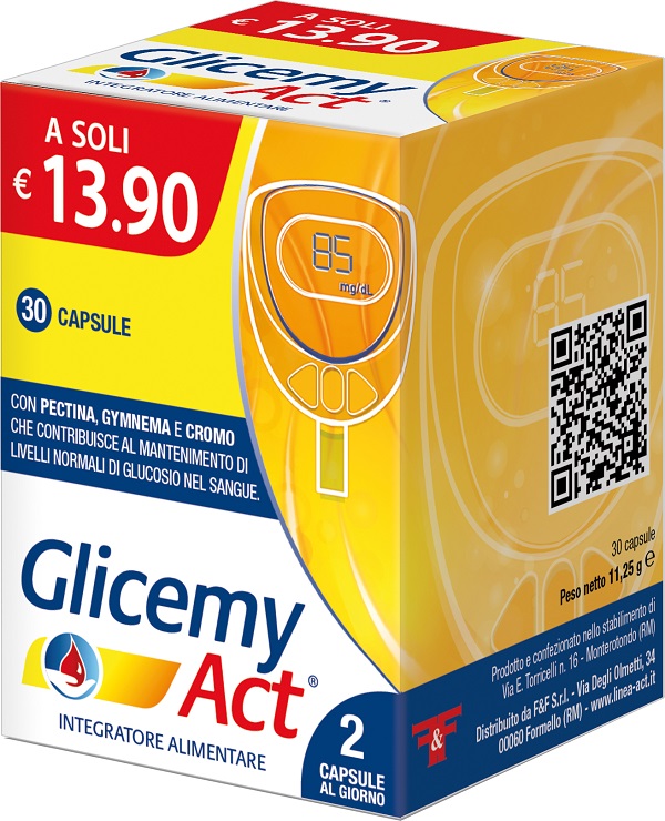 GLICEMY ACT 30 CAPSULE - Farmacia-flash.it