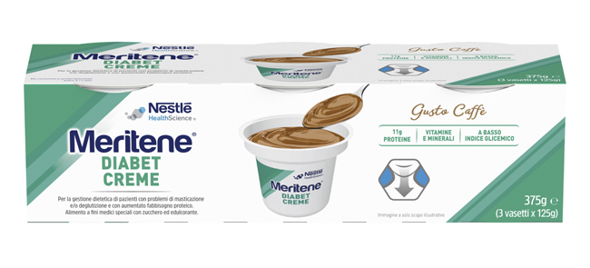 MERITENE DIABET CREME CAFFE' 3 X 125 G - Farmacia-flash.it