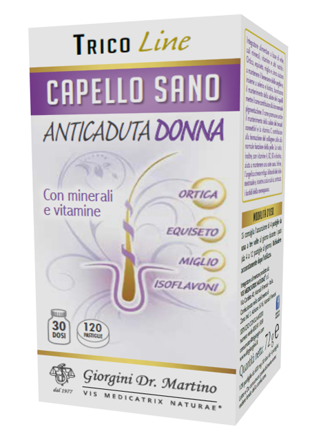 CAPELLO SANO ANTICADUTA DONNA 120 PASTIGLIE - Farmacia-flash.it