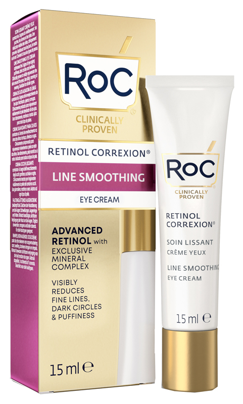 ROC RETINOL CORREXION LINE SMOOTHING CREMA OCCHI 15 ML - Farmacia-flash.it