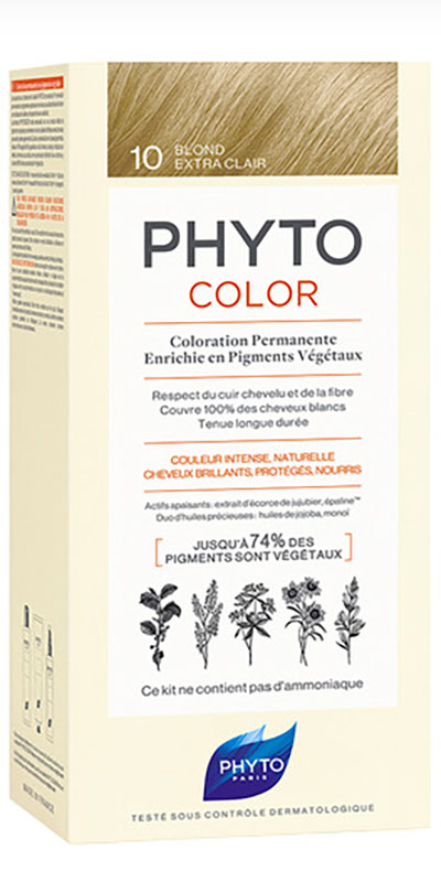 PHYTOCOLOR 10 BIONDO CHIARISSIMO EXTRA LATTE 50 ML + CREMA 50 ML + MASCHERA 12 ML - Farmacia-flash.it
