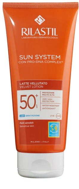 RILASTIL SUN SYSTEM PHOTO PROTECTION TERAPY SPF 50+ LATTE VELLUTANTE 200 ML - Farmacia-flash.it