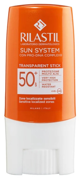 RILASTIL SUN SYSTEM PHOTO PROTECTION TERAPY SPF 50+ STICK TRASPARENTE 8,5 ML - Farmacia-flash.it