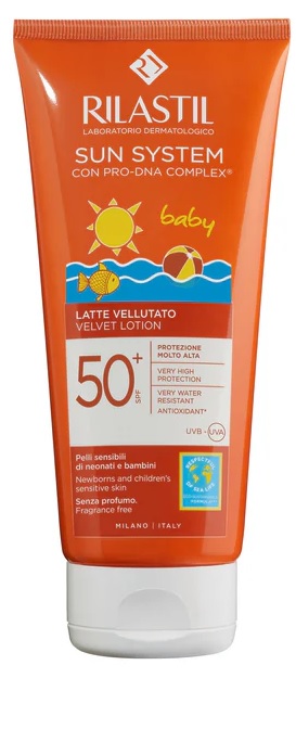 RILASTIL SUN PPT SPF 50+ BABY LATTE VELLUTO 200 ML - Farmacia-flash.it