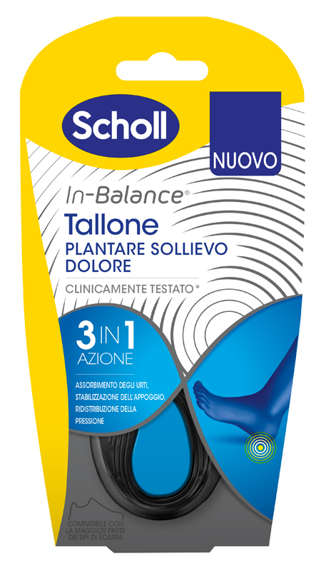 SCHOLL PLANTARE TALLONE S 2 PEZZI - Farmacia-flash.it