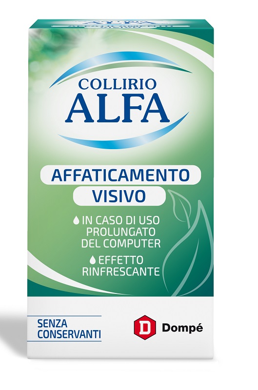 COLLIRIO ALFA AFFATICAMENTO VISIVO 10 ML - Farmacia-flash.it