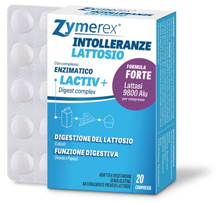ZYMEREX INTOLLERANZE LATTOSIO 20 COMPRESSE RIVESTITE - Farmacia-flash.it