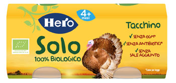 HERO SOLO OMOGENEIZZATO TACCHINO 2 X 80 G - Farmacia-flash.it