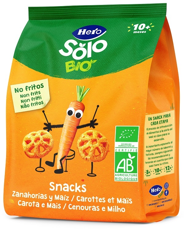 HERO BABY SOLO SNACK CAROTA MAIS 40 G - Farmacia-flash.it