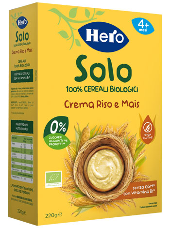 HERO SOLO CREMA RISO E MAIS 220 G - Farmacia-flash.it
