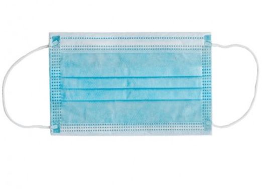 MASCHERINA CHIRURGICA FILTRANTE 98% 3 VELI TIPO IIR CON ELASTICI ADULTI AZZURRA 10 PEZZI - Farmacia-flash.it