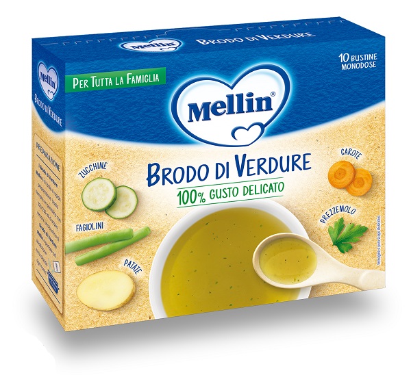 MELLIN BRODO DI VERDURE 10 X 8 G - Farmacia-flash.it