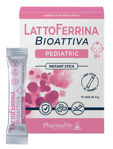 LATTOFERRINA BIOATTIVA PEDIATRIC 15 STICK 4 G - Farmacia-flash.it