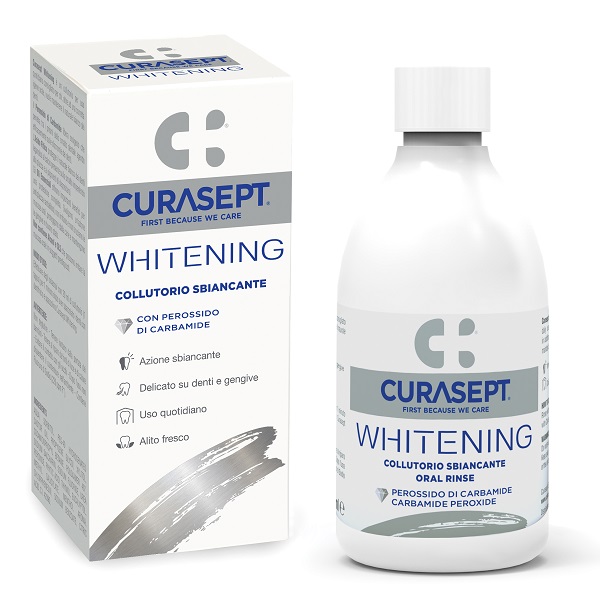 CURASEPT WHITENING COLLUTORIO 300 ML - Farmacia-flash.it