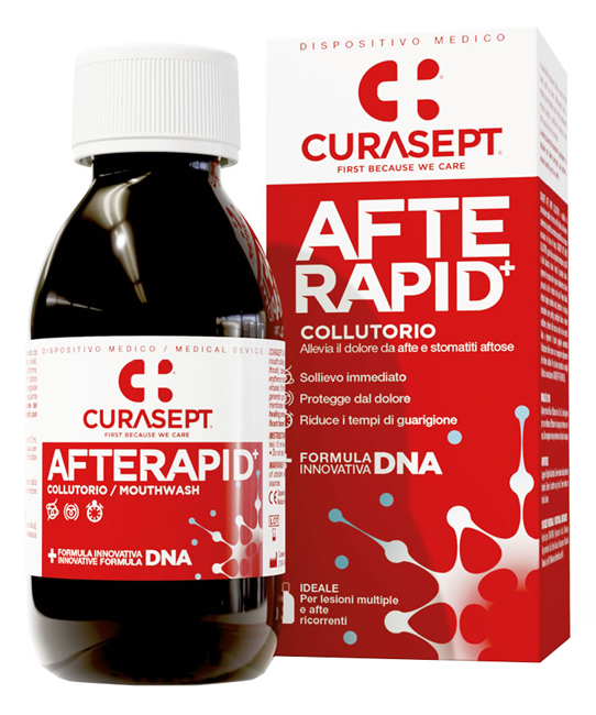 CURASEPT COLLUTORIO AFTE RAPID DNA 125 ML - Farmacia-flash.it