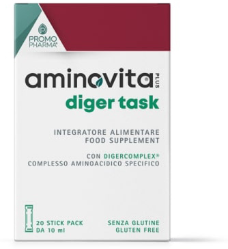 AMINOVITA PLUS DIGER TASK 20 STICK DA 10ML - Farmacia-flash.it