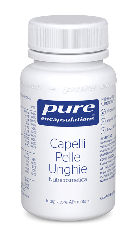 PURE ENCAPSULATIONS CAPELLI PELLE UNGHIE 30 CAPSULE - Farmacia-flash.it