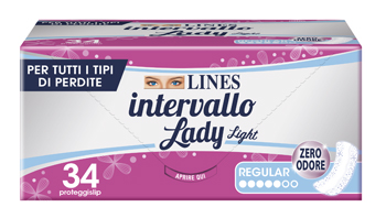 LINES INTERVALLO LADY REGULAR 34 PEZZI - Farmacia-flash.it