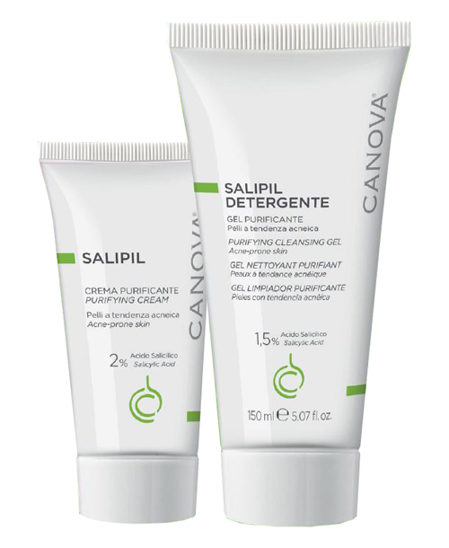 SALIPIL CREMA PURIFICANTE 50 ML + SALIPIL DETERGENTE GEL PURIFICANTE 150 ML IN OMAGGIO - Farmacia-flash.it
