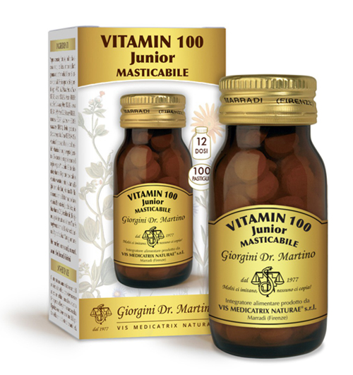 VITAMIN 100 JUNIOR 100 PASTIGLIE - Farmacia-flash.it