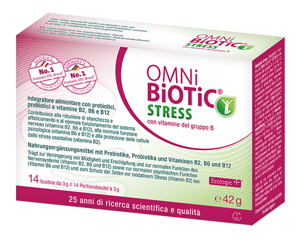 OMNI BIOTIC STRESS VITAMINE GRUPPO B 14 BUSTINE DA 3 G - Farmacia-flash.it