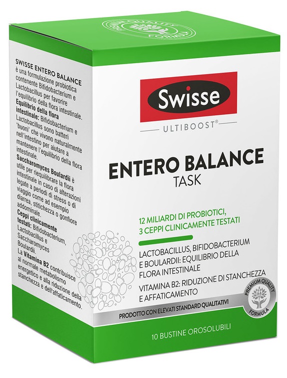 SWISSE ENTERO BALANCE VIAGGIO 10 BUSTINE - Farmacia-flash.it