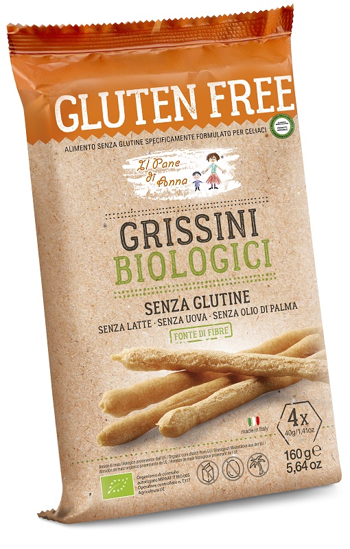PANE ANNA GRISSINI BIOLOGICI 160 G - Farmacia-flash.it