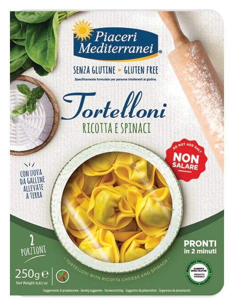 PIACERI MEDITERRANEI TORTELLONI RICOTTA SPINACI 250 G - Farmacia-flash.it