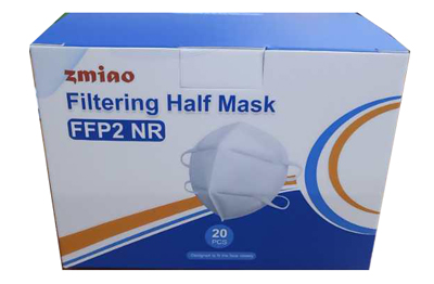MASCHERINA FILTERING HALF MASK FILTRANTE FFP2 SENZA VALVOLA  CON ELASTICI E NASELLO IN ALLUMINIO 20 PEZZI - Farmacia-flash.it