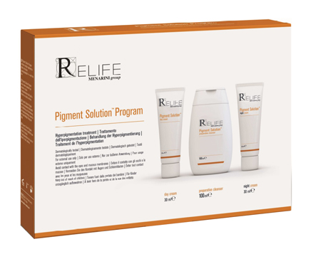 PIGMENT SOLUTION PROGRAM KIT DAY CREAM 30 ML + NIGHT CREAM 30 ML + CLEANSER 100 ML NUOVO PACKAGING MULTILINGUA - Farmacia-flash.it