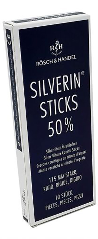 SILVERIN STICKS 50% MATITA CAUSTICA AL NITRATO D'ARGENTO RIGIDO 115MM - Farmacia-flash.it